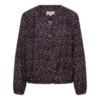 &Co Women blouse Adelle - Deep Plum multi 
