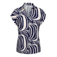 &Co Women blouse Valetta Weave - Blue multi