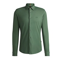 Hugo Boss overhemd Mysoft - Open green