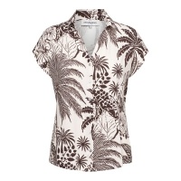 &Co Women blouse Valetta Choco Duo - Chocolate