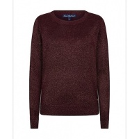 Red Button top SRB5082 - Sweet sparkle - Burgundy