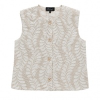 Elvira gilet Amelia - Creme
