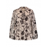 Bos Women blouse Em44my-Beige