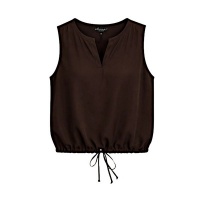 Elvira top Abby - dark Brown