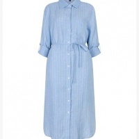 Red Button jurk SRB4774 Pinstripe - Light Blue
