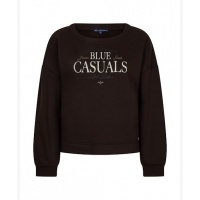 Red Button sweater SRB5129 Terry chestprint - Espresso