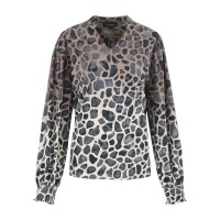 G-Maxx top Darina - Wood ash/grey brown