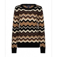 Red Button trui SRB5113 Fanny stripe - Black/Brown