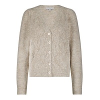 Red Button vest SRB4639 Ajour - Clay