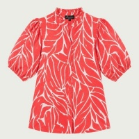 Elvira blouse Elodi - Sienna leaves