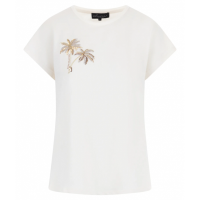 Elvira t-shirt Isla - Offwhite
