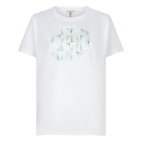 Esqualo t-shirt SP24-05019 - Offwhite/Green