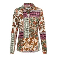 &Co Woman blouse Vayen Paisley - Olive multi