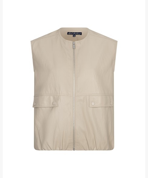 Red Button gilet SRB5040 - Ivy faux leather - Pebble Red Button gilet SRB5040 - Ivy faux leather - Pebble