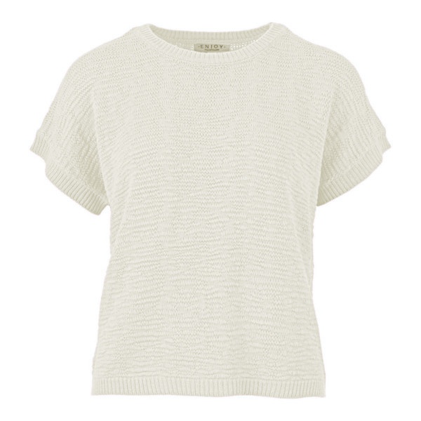 Enjoy top 422520 - Ecru