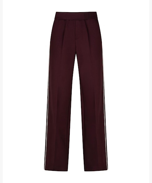 Red Button broek SRB5071 Colette punta piping - Burgundy