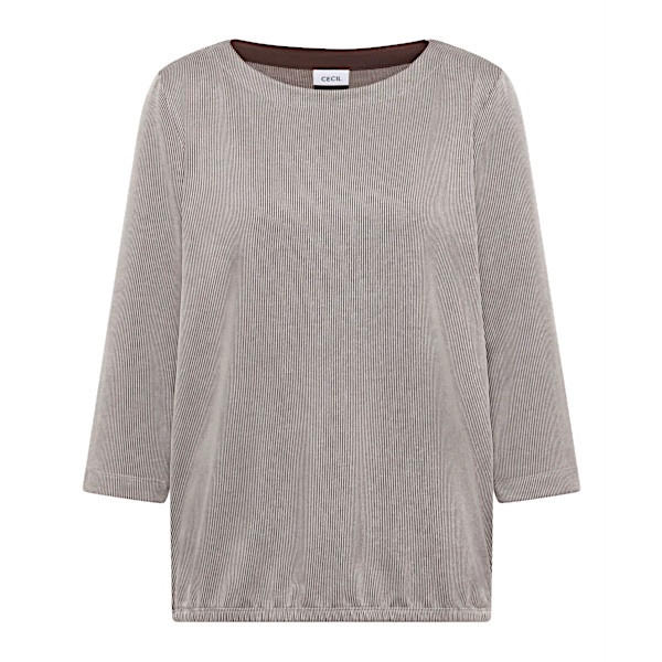 Cecil t-shirt 324037 - Macchiato Brown Cecil t-shirt 324037 - Macchiato Brown