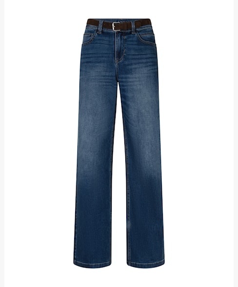 Red Button jeans SRB4991 Colette & belt - Darkstone