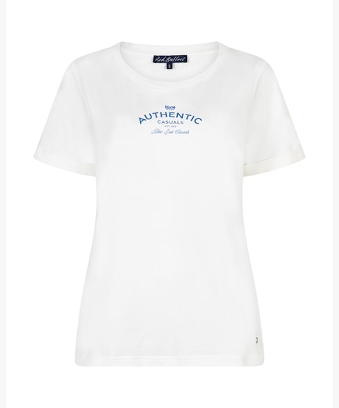 Red Button t-shirt SRB4817 Temmy - Offwhite/Jeansblue