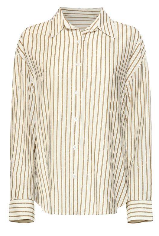 Smashed lemon blouse 26729 - Offwhite/Copper
