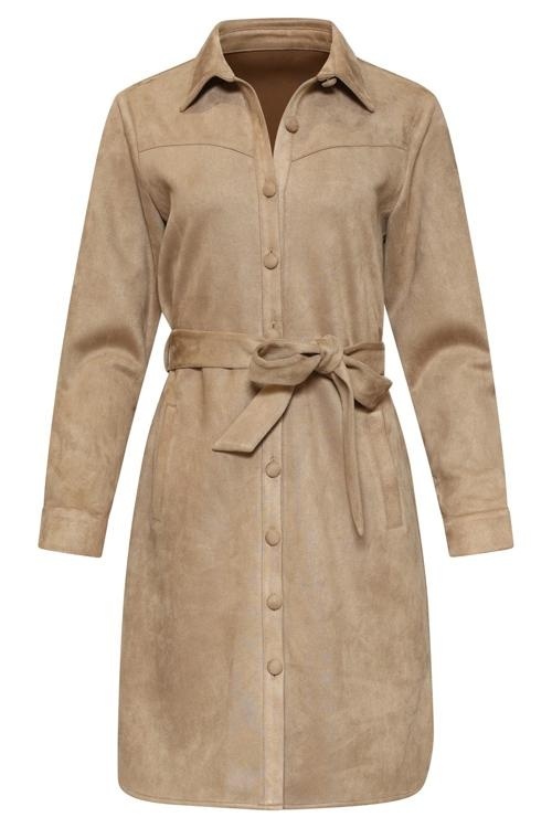 Smashed Lemon jurk 26568 - Taupe Smashed Lemon jurk 26568 - Taupe