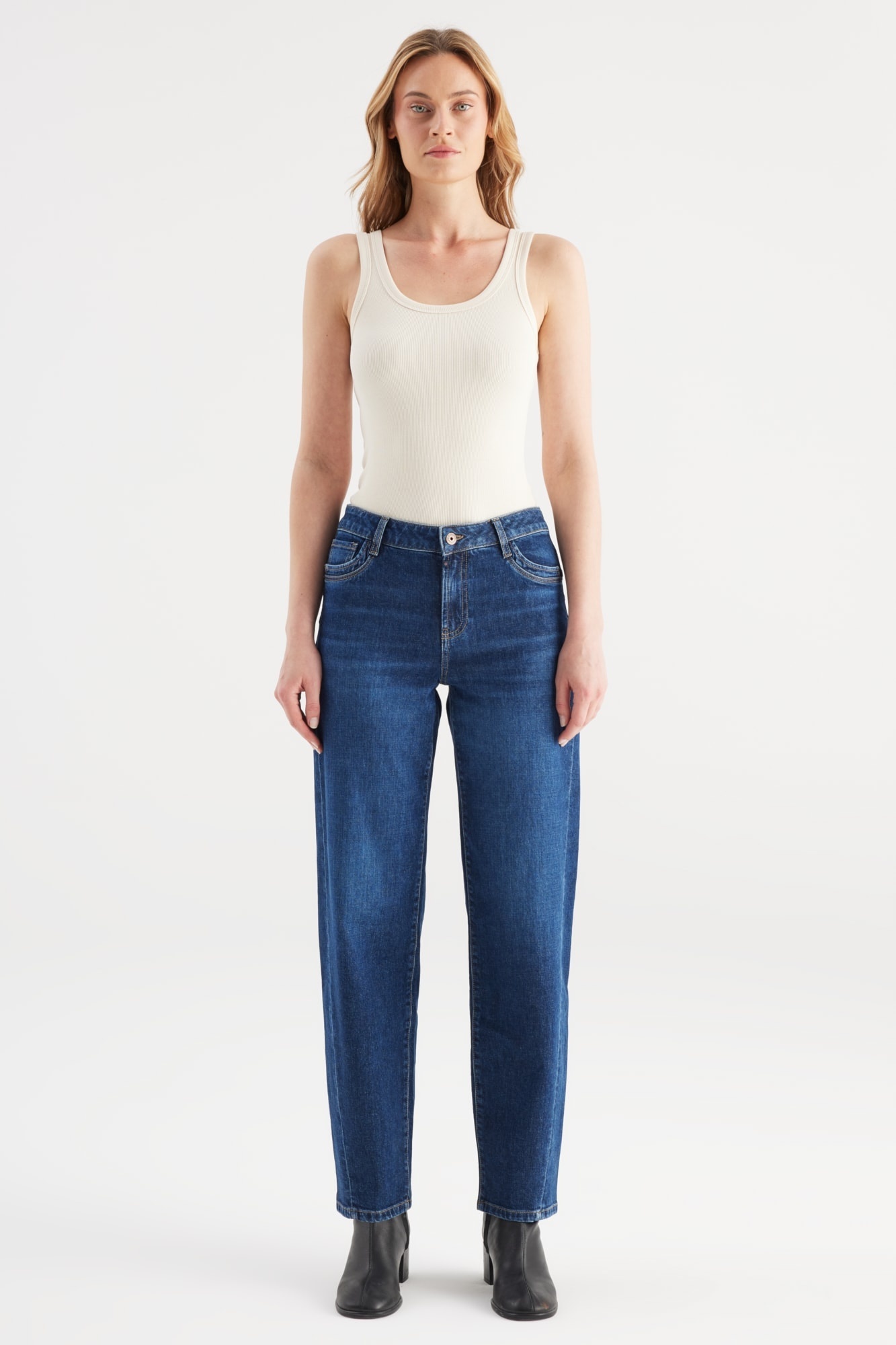 COJ Denim broek Beth - Dark Blue
