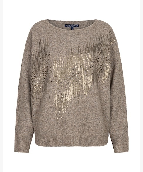 Red Button trui SRB5006 Sequin - Clay