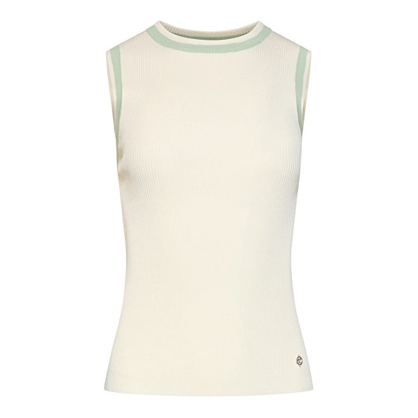 Smashed Lemon top 26350 - Offwhite/Softgreen