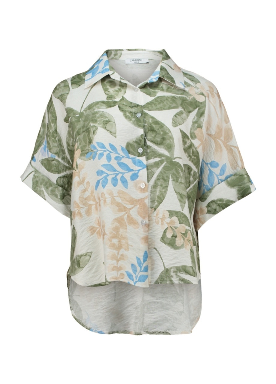 Bos Women blouse Em44maa - Khaki