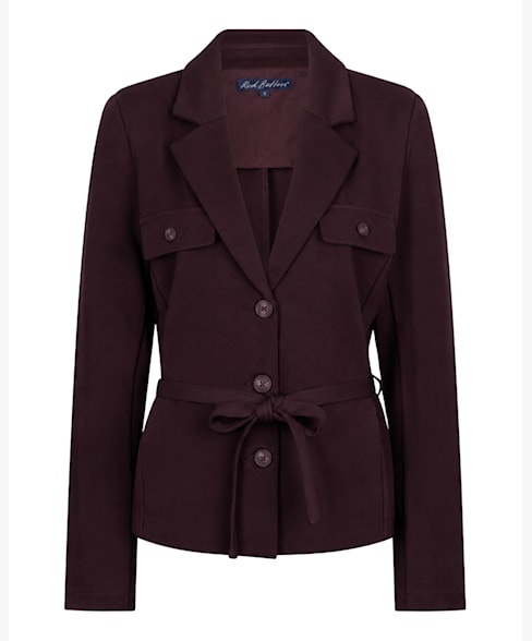 Red Button blazer SRB5007 blazer&belt punta - Burgundy