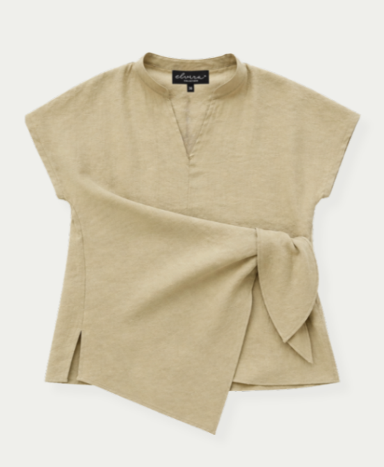 Elvira top Diane - Washed taupe