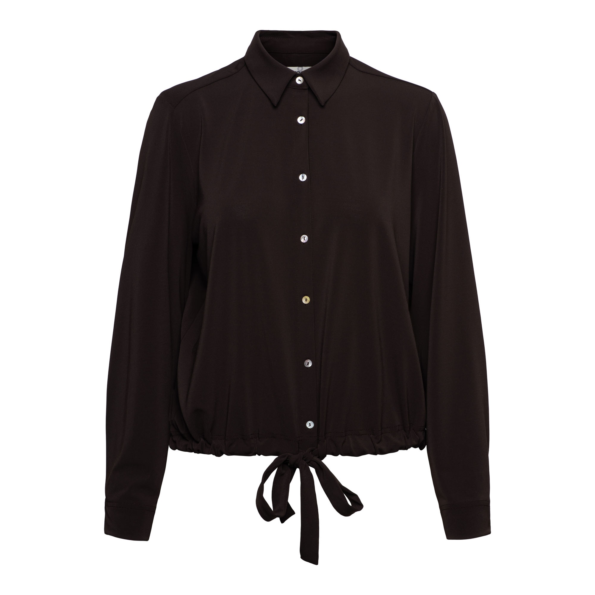 &Co Women blouse Lotus - Dark chocolate