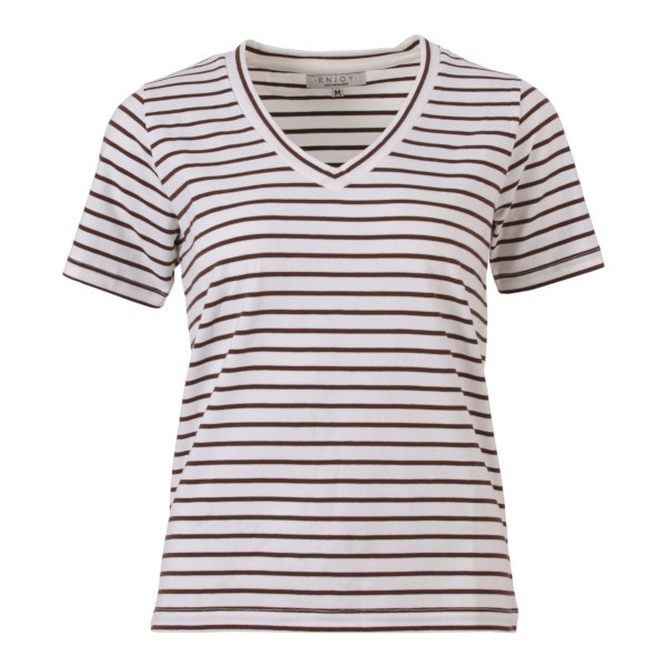 Enjoy t-shirt 431400 - Bruin Enjoy t-shirt 431400 - Bruin