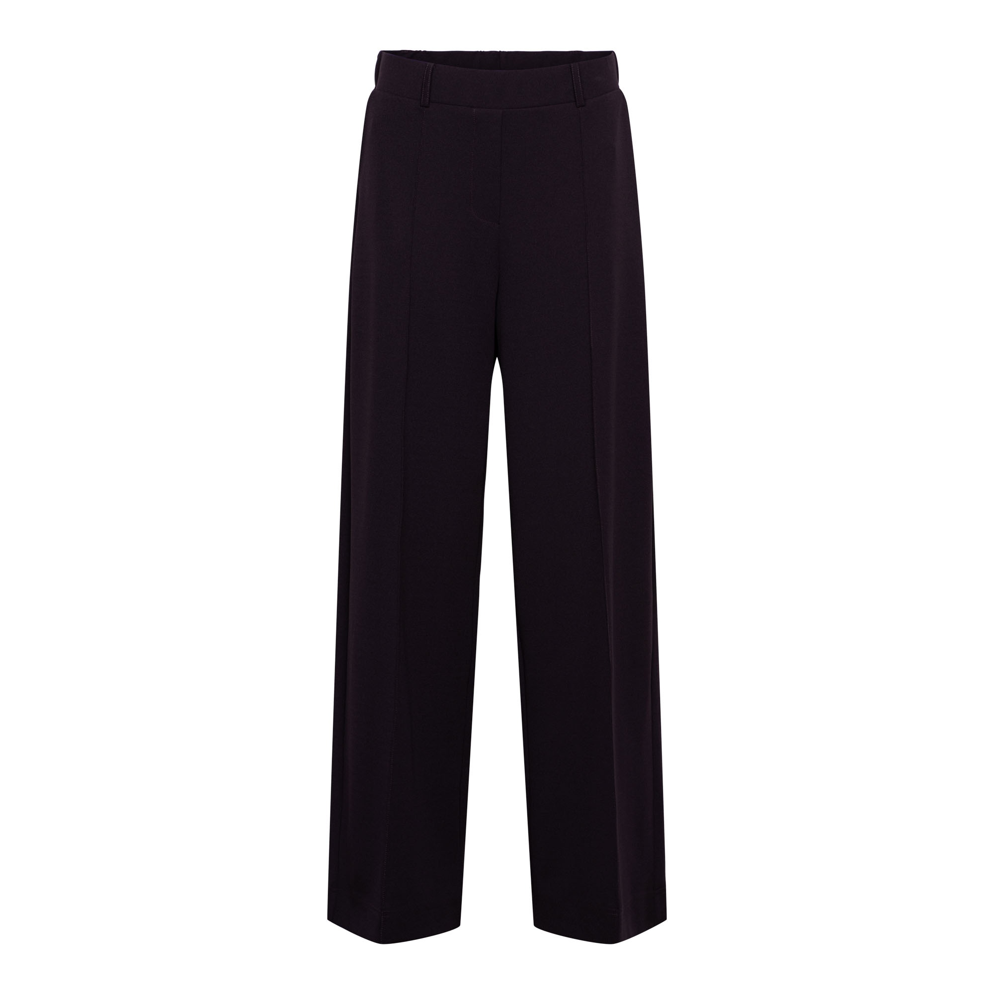 &Co Women broek Geniva Herringbone - Deep Plum multi