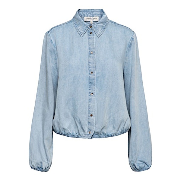 &Co Woman blouse Juul - light Denim