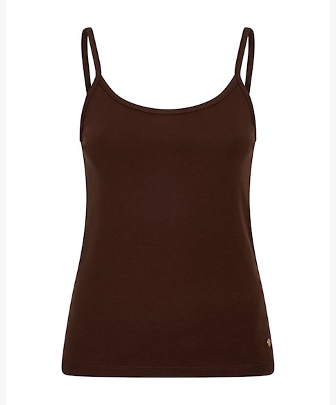 Red Button singlet SRB5140 - Espresso