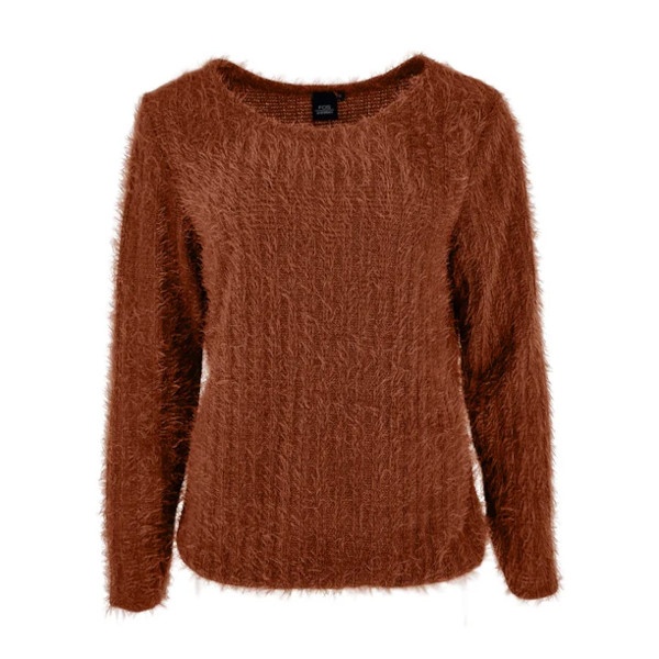 FOS trui Sisi chenille - Cognac