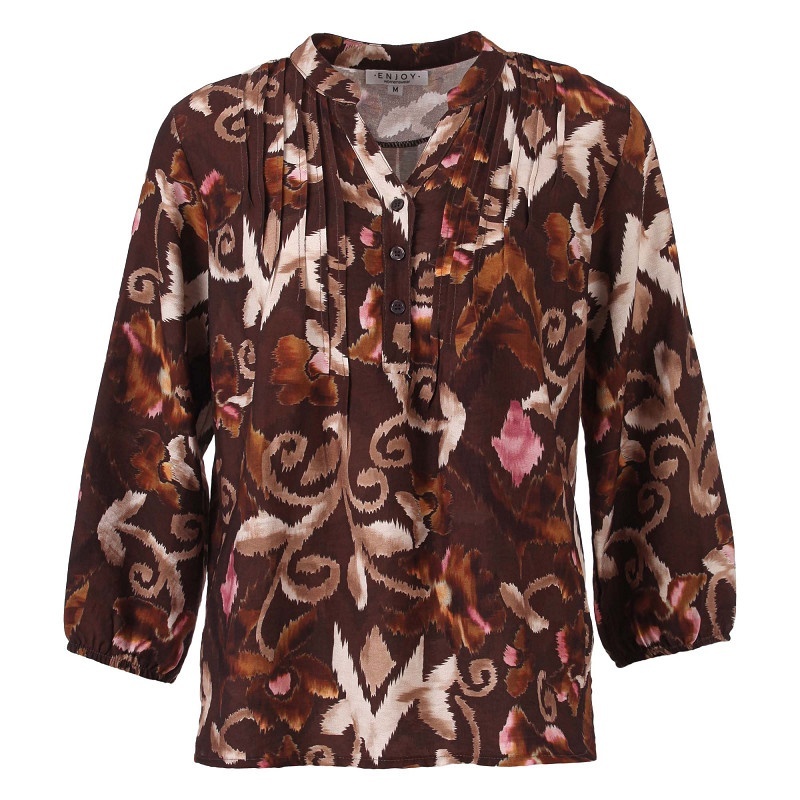 Enjoy blouse 503313 - D. Bruin