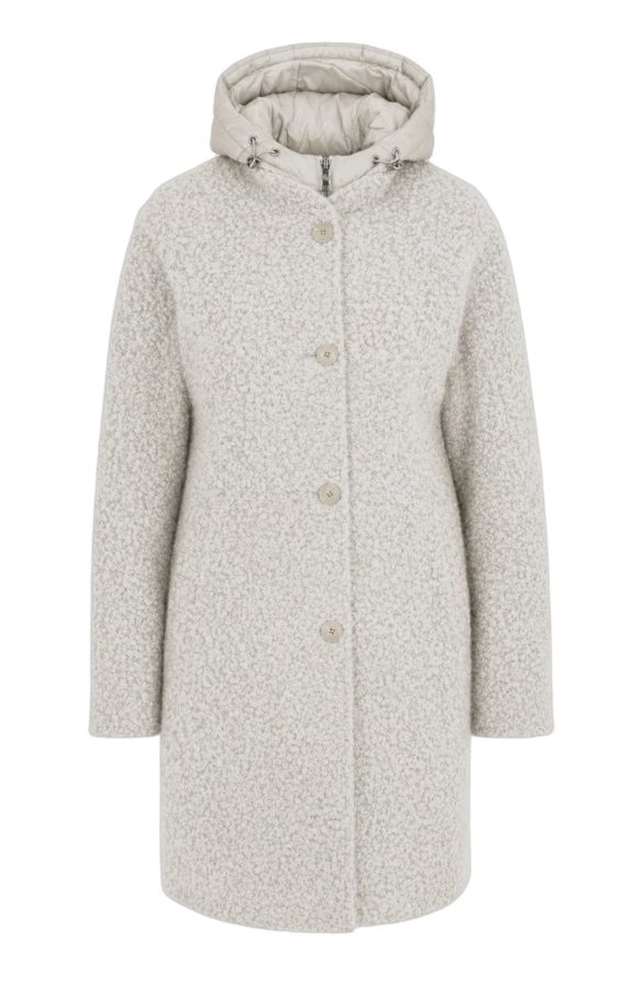 Covered jas Wilma - Pumice stone melange