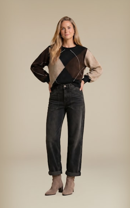 Red Button jeans SRB5174 Casey overdye - Browntinted