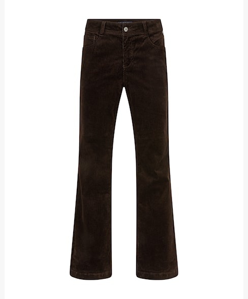 Red Button broek SRB5083 Bibette cord - Espresso