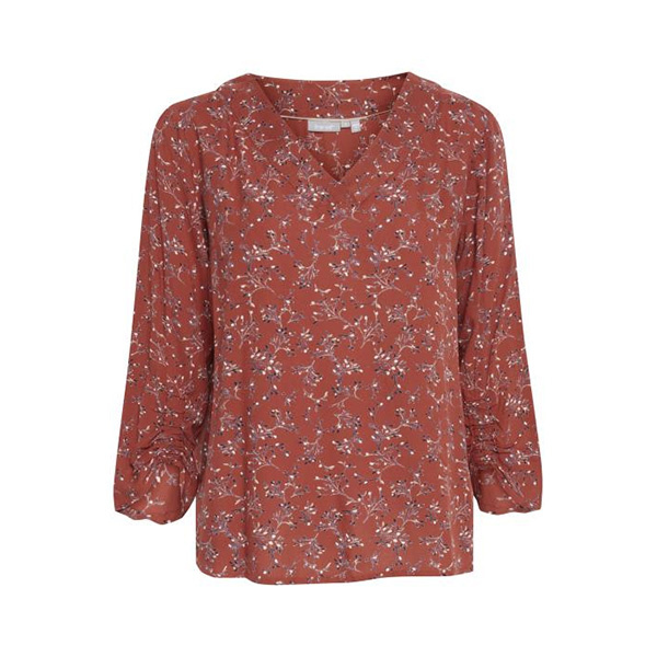 Fransa blouse 20607840 - barn red mix | Online kopen