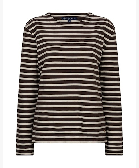 Red Button top SRB5085B Terry stripe - Brown/Creme Red Button top SRB5085B Terry stripe - Brown/Creme