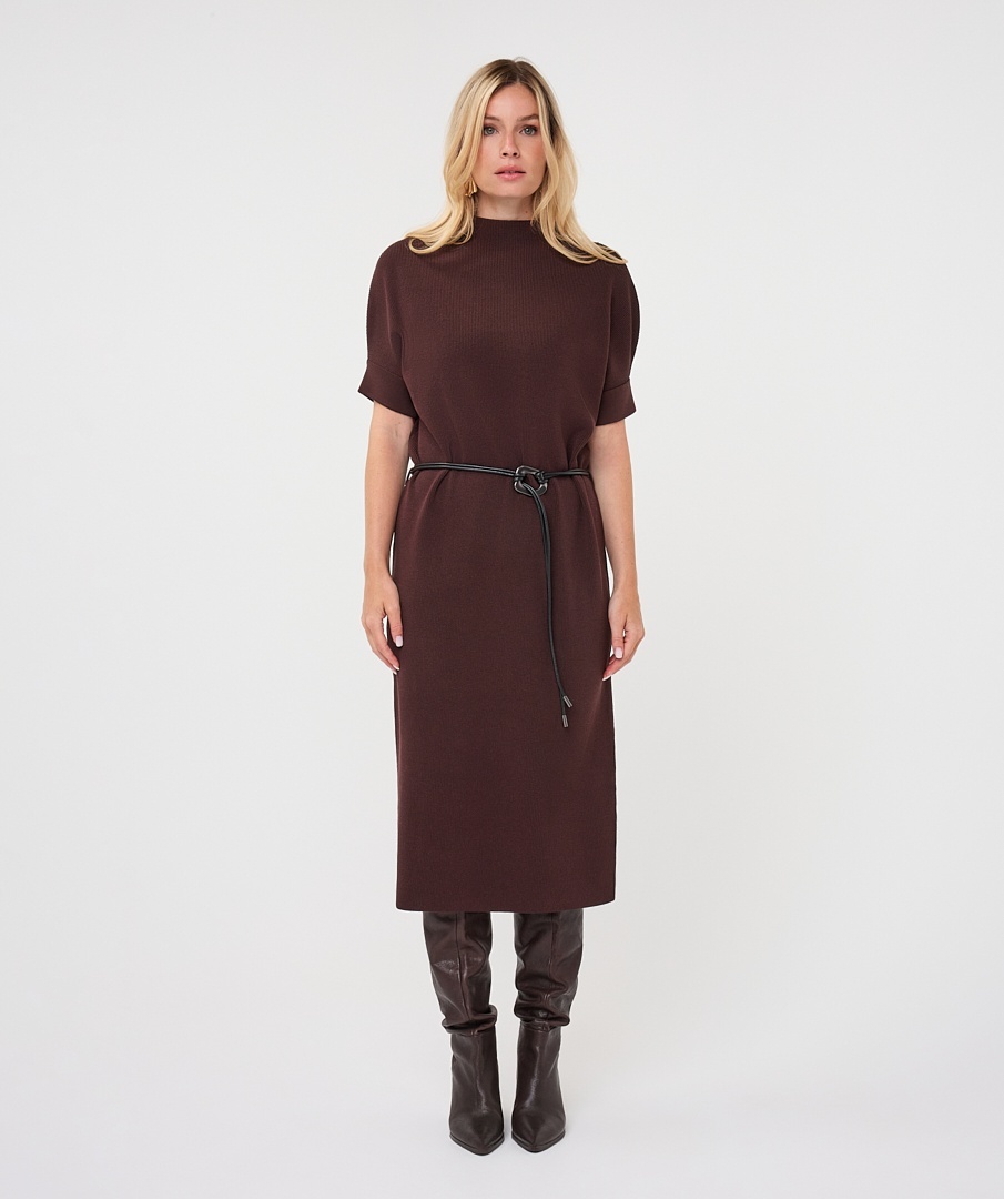 Esqualo jurk F26-18515 - Cacao