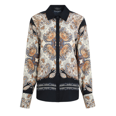 Foto van G-Maxx blouse Elanora Black/color mix