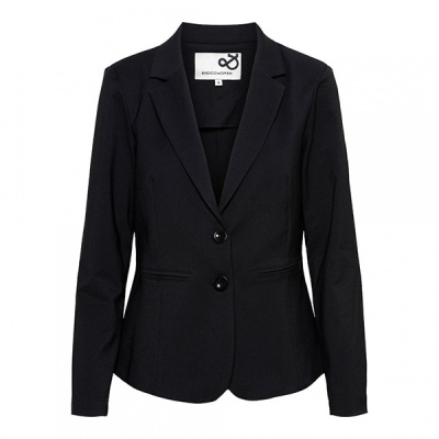 Foto van &Co Women blazer Phileine comfort twill - Black