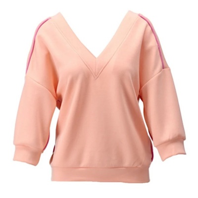 K-design trui A708-Peach nectar Foto van K-design trui A708-Peach nectar