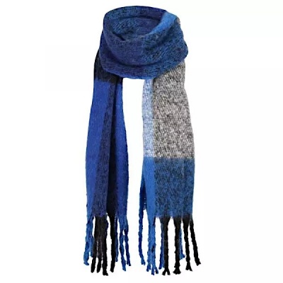 Foto van Sarlini sjaal 00078 - Kobalt blue