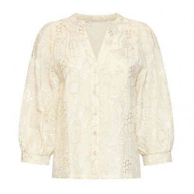 Foto van Smashed Lemon blouse 26325 - Offwhite/Silver