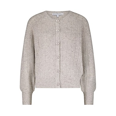 Red Button vest SRB4605 Ajour sparkle - Stone Foto van Red Button vest SRB4605 Ajour sparkle - Stone